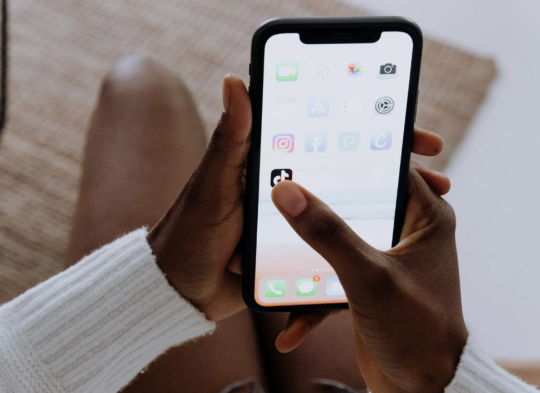TikTok op mobiel